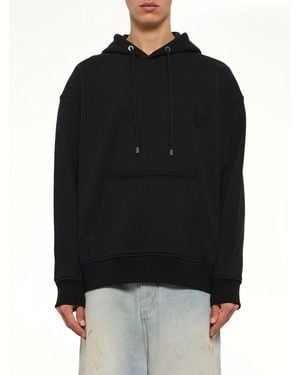 WOOYOUNGMI Flower Print Hoodie - Black