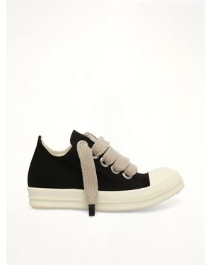 Rick Owens Jumbolace Low Sneaks - Black