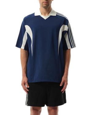 Y-3 'Football Jersey, Dark, 100% Cotton, Size: Small - Blue