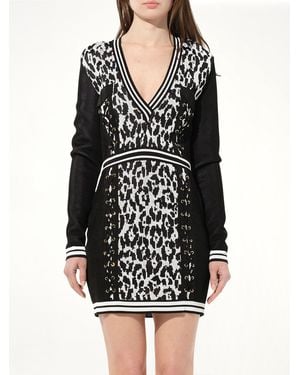 Balmain Knit Dress 6349 706M - Black