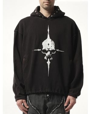 THUG CLUB Peace Stud Hoodie - Black