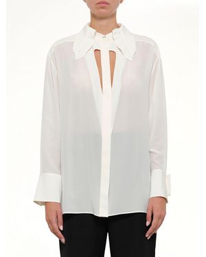Givenchy Cut Out Tailoring Shirt - White