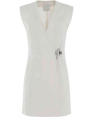 Givenchy Padlock Denim Dress - Gray