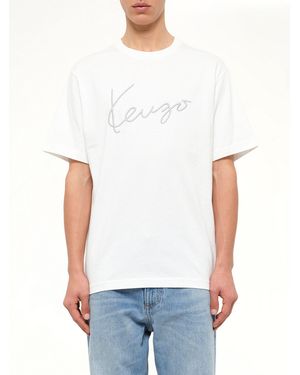 KENZO Gots Big Signature Classic T-Shirt - White