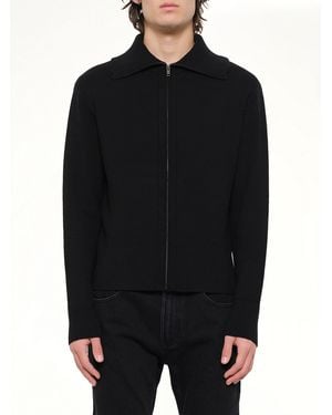 Entire studios Knit Zip Up Jacket - Black