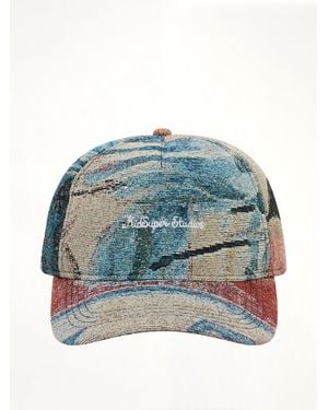 Kidsuper Jacquard Art Script Logo Hat - Blue
