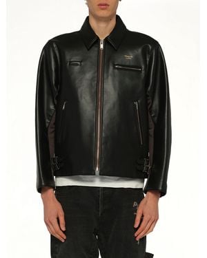 Undercover Faux Leather Blouson - Black