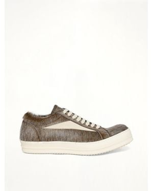 Rick Owens Fur Vintage Sneaks - Multicolour