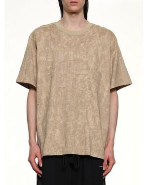 Song For The Mute Bleaching Effect T-Shirt - Natural
