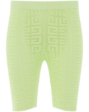 Givenchy 16Gg Cycling Shorts, 100% Polyester - Green
