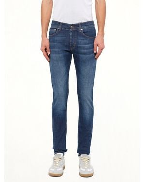 McQueen Fitted Jeans - Blue