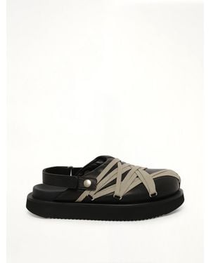 Rick Owens Padded Megalace Sandal - Black