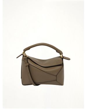 Loewe Puzzle Edge Mini Bag - Metallic