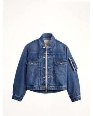 Sacai X Levi's Denim Blouson - Blue