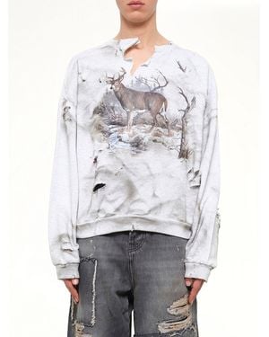 Waldi Graphic Sweatshirt - Grey