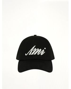 Ami Paris Ami Felt Cap - Black