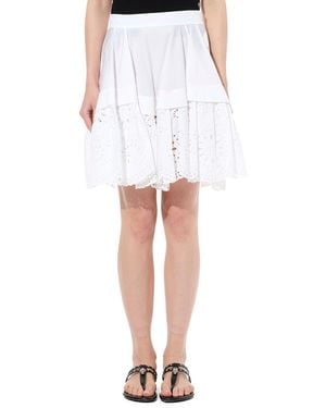 McQueen Mini Skirt - White