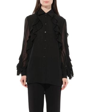 Givenchy Long Sleeves Shirts - Black