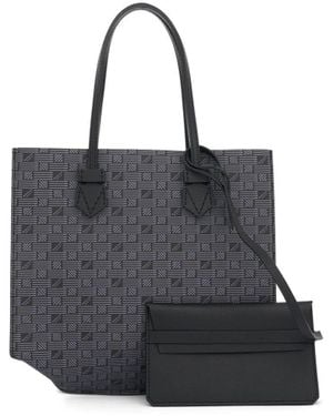 Moreau Bregancon Leather Pm Bag - Black