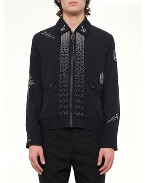 Lanvin Embroidered Jacket - Blue