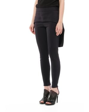 Givenchy Layered Skirt Pants With Zip - Black