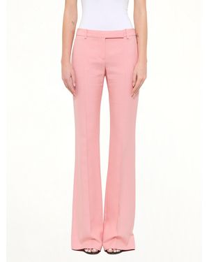 McQueen Narrow Bootcut Trousers - Pink