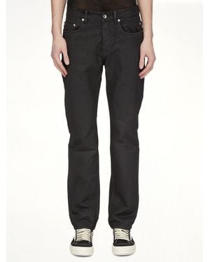Rick Owens 13Oz Denim Fog Cut Jeans - Black