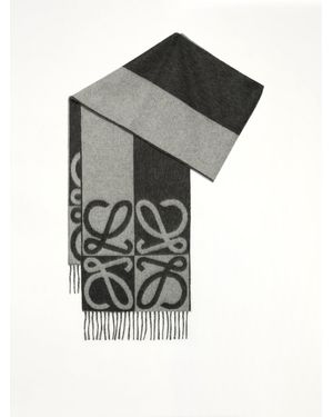 Loewe Big Anagram Scarf - Grey
