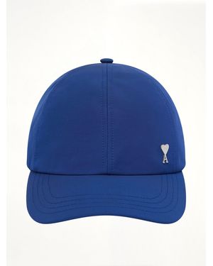 Ami Paris Ami De Coeur Stud Cap - Blue