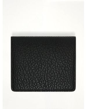 Maison Margiela Four Stitch Logo Wallet With Coin Purse - Black