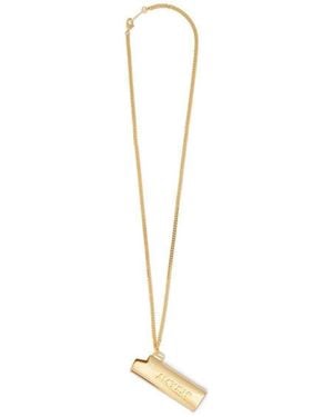 Ambush Logo Lighter Case Necklace - White