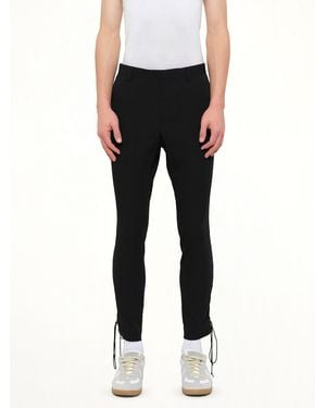 Lanvin Slim Crop Patch Pants - Black