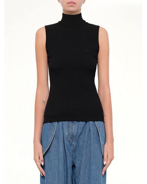 Loewe Sleeveless Top - Black
