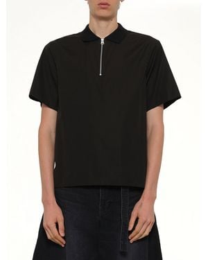 Sacai Poplin Pullover - Black