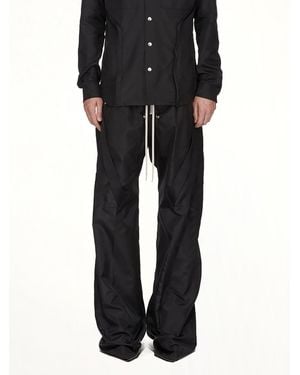Rick Owens Strapped Wide Bela Trousers - Black