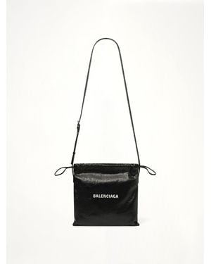 Balenciaga Shopper Dust Bag Crossbody Pouch Large in Gray