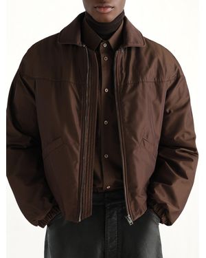 Lemaire Puffer Blouson - Brown
