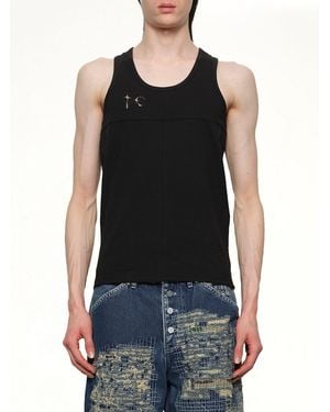 THUG CLUB Tc Not Easy Tank Top in White for Men | Lyst