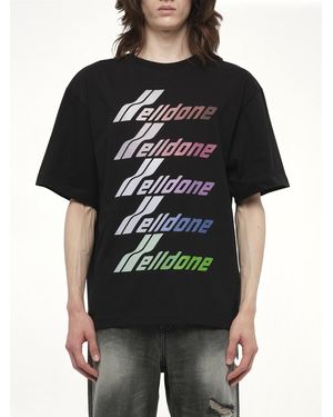 we11done Multi-Logo T-Shirt - Black