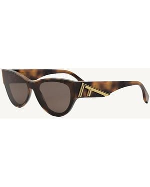 Fendi Fe40135I 0053E Acetate Sunglasses - Black