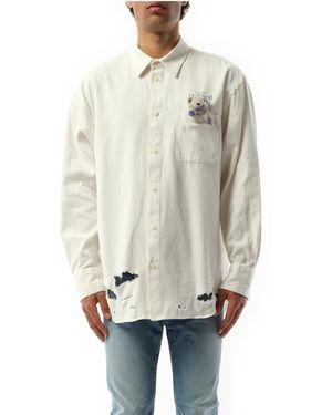 Doublet 'With My Friend Shirt, , 100% Cotton, Size: Small - White