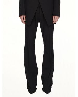 Rick Owens Wool Bolan Bootcut - Black