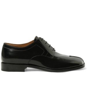 Maison Margiela Tabi Lace-Ups Derbies Shoes, 100% Rubber - Black