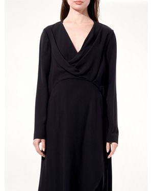 Balenciaga Breezy Long Sleeve Gown - Black