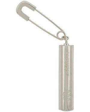 Ambush Battery Charm Earring - White