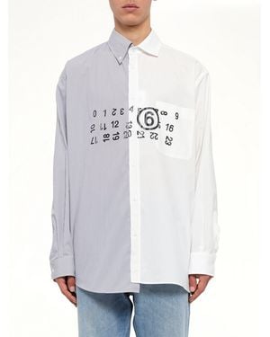 MM6 by Maison Margiela Long-Sleeved Shirt - White