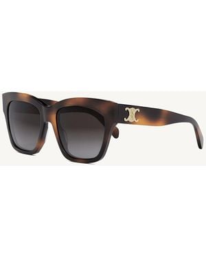 Celine Cl40253I Triomphe Sunglasses - Brown