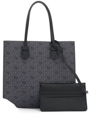 Moreau Bregancon Leather Pm Bag - Black