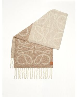 Loewe Big Anagram Scarf - Natural