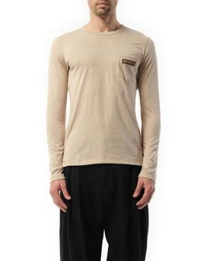 Mastermind Japan Long Sleeve T-Shirt, Size: Small - Natural